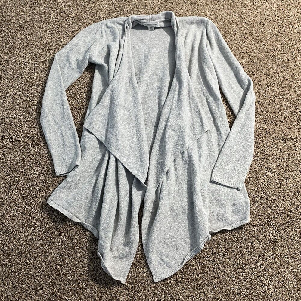 BAREFOOT DREAMS Bamboo Chic Lite Calypso Drape Cardigan in Tan Brown Size S/M‎